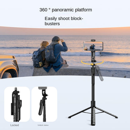 [50% OFF] Selfie stick universal cu telecomandă Bluetooth popular, portabil și pe podea