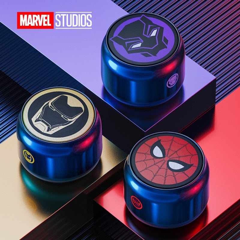 [50% OFF]   Popular Marvel Subwoofer Mașină Mini Portabil Wireless Bluetooth Difuzor