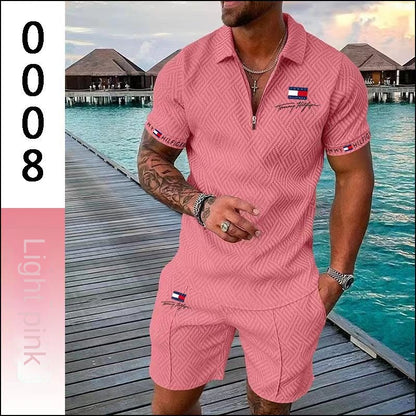 [50% OFF]👨[S-5XL]👕Set de modă pentru bărbați casual sport polo🏍️