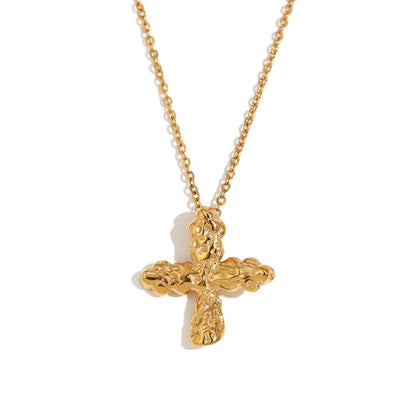 [50% OFF] ✝️Colier cu cruce vintage de nișă de 18K🌹