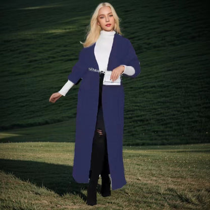 👩2024 pulover la modă casual cu răsucire lungă🧶 stil fierbinte🧥