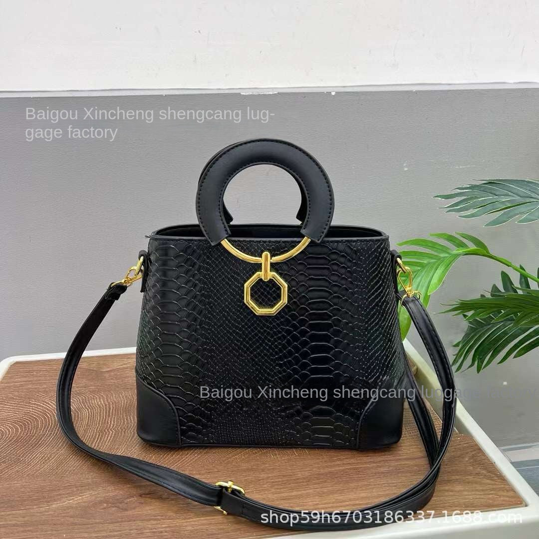 [50% OFF] 2024👜 Geantă Kelly cu imprimeu șarpe vintage 💗