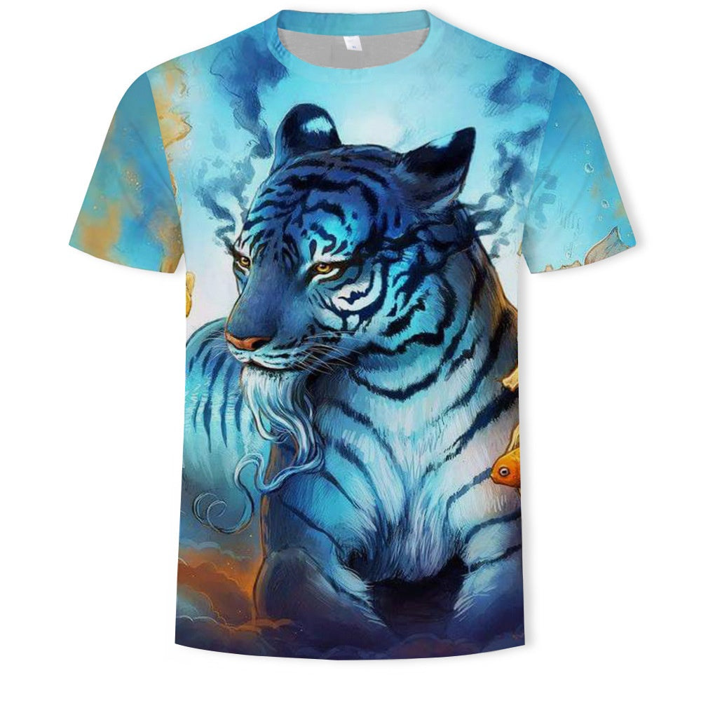 [50% OFF] [XXS-6XL]   🐯 [Cumpără 1 obține 1 gratuit]  2024 Top cu mânecă scurtă pentru bărbați la modă mare 🕶️